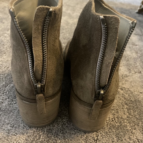 Marsèll Listo Distressed Suede Leather Ankle Boots in Taupe Size 37